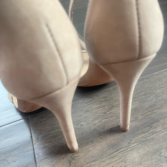 SCHUTZ Tan Stiletto Heels Open-Toe Sandals - Picture 4 of 5